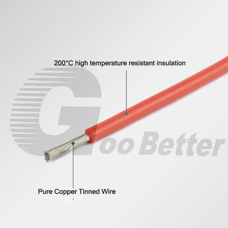 Flexible Soft Silicone Wire Cable Tinned Copper 14/16/17/18/20/22/24/26/28/30AWG