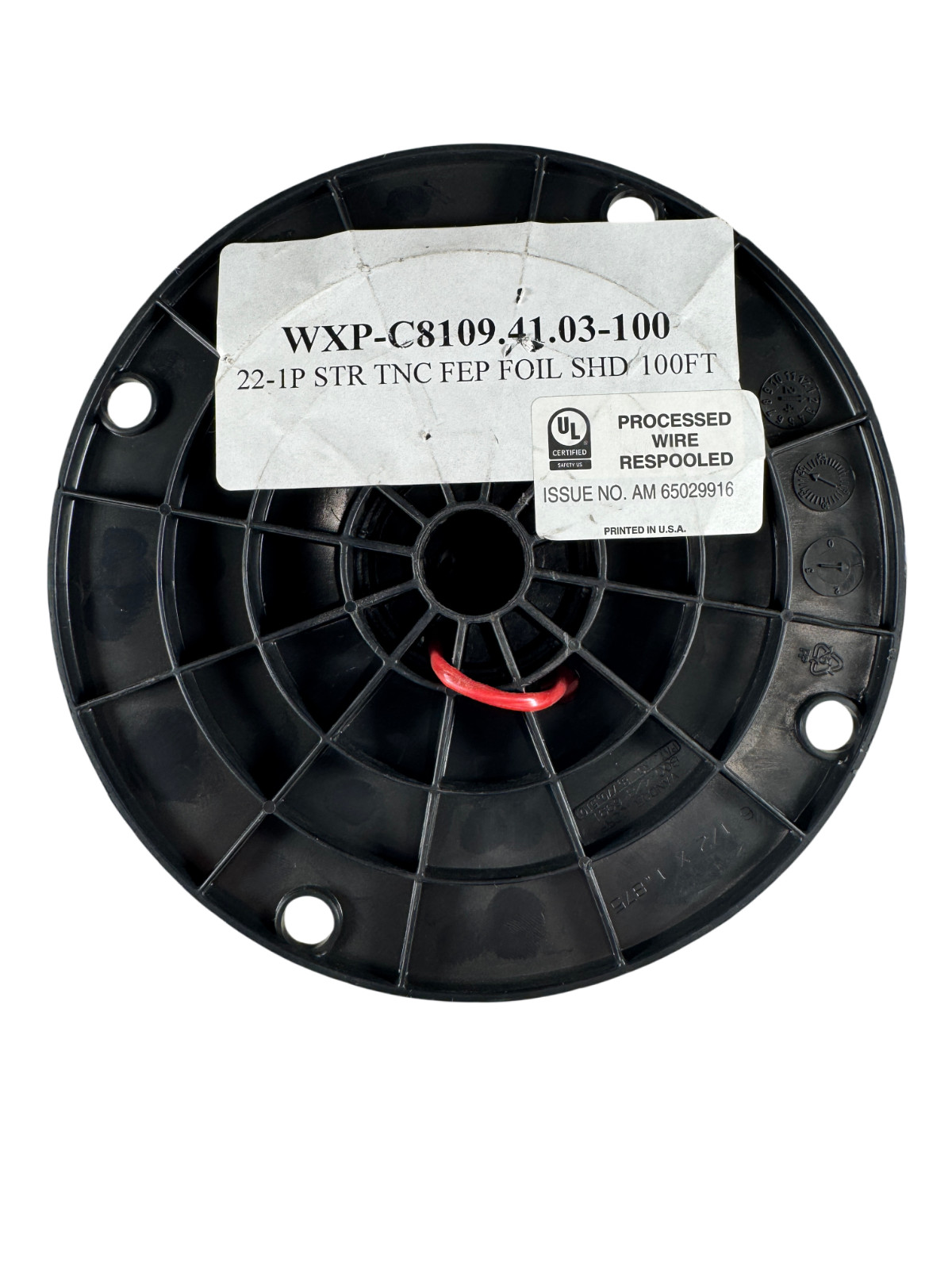 Carol C8109 22-1P 100’L 22 AWG Red Shielded FEP/FEP Control/Communications Cable