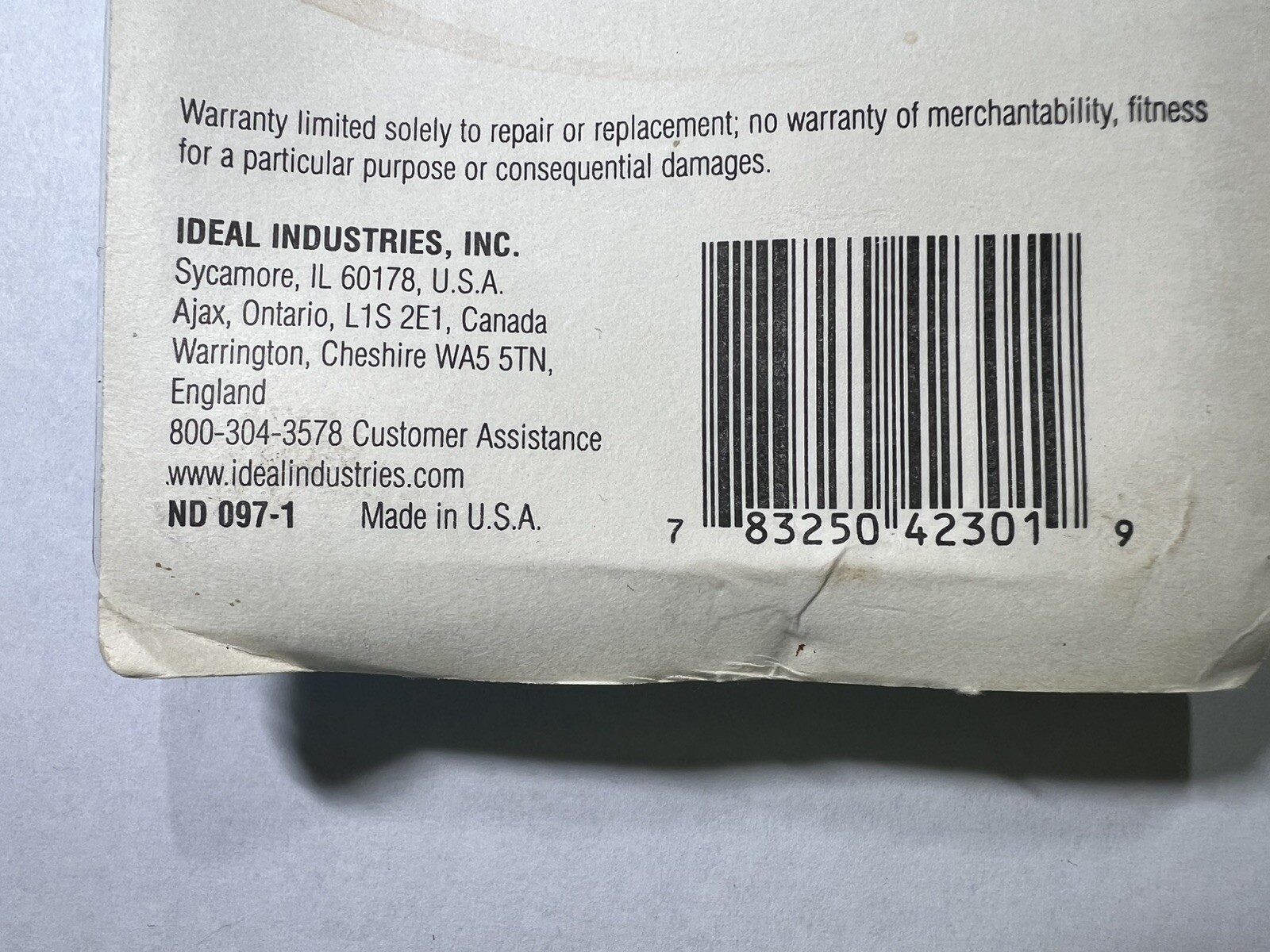 NEW IDEAL 0-9 WIRE MARKER DISPENSER #42-301 INCLUDES 10 ROLLS FREE SHIPPING