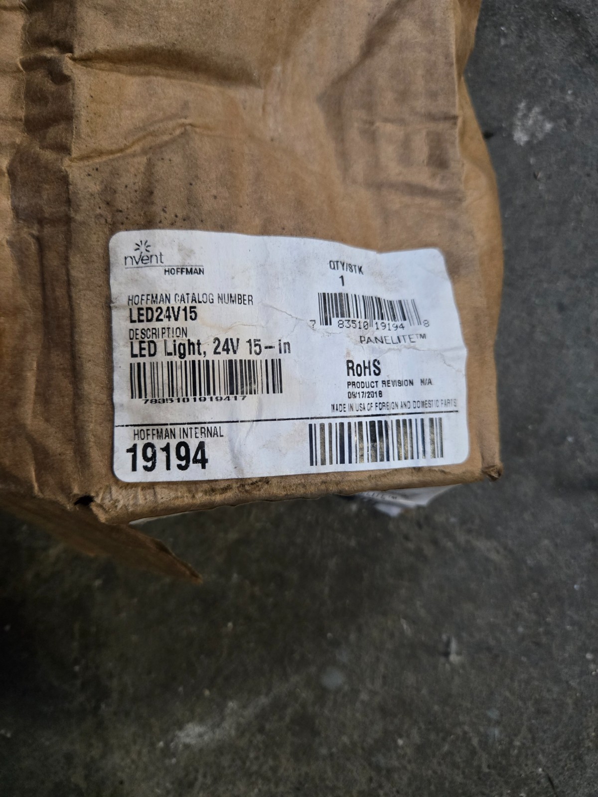 HOFFMAN LED Light LED24V15