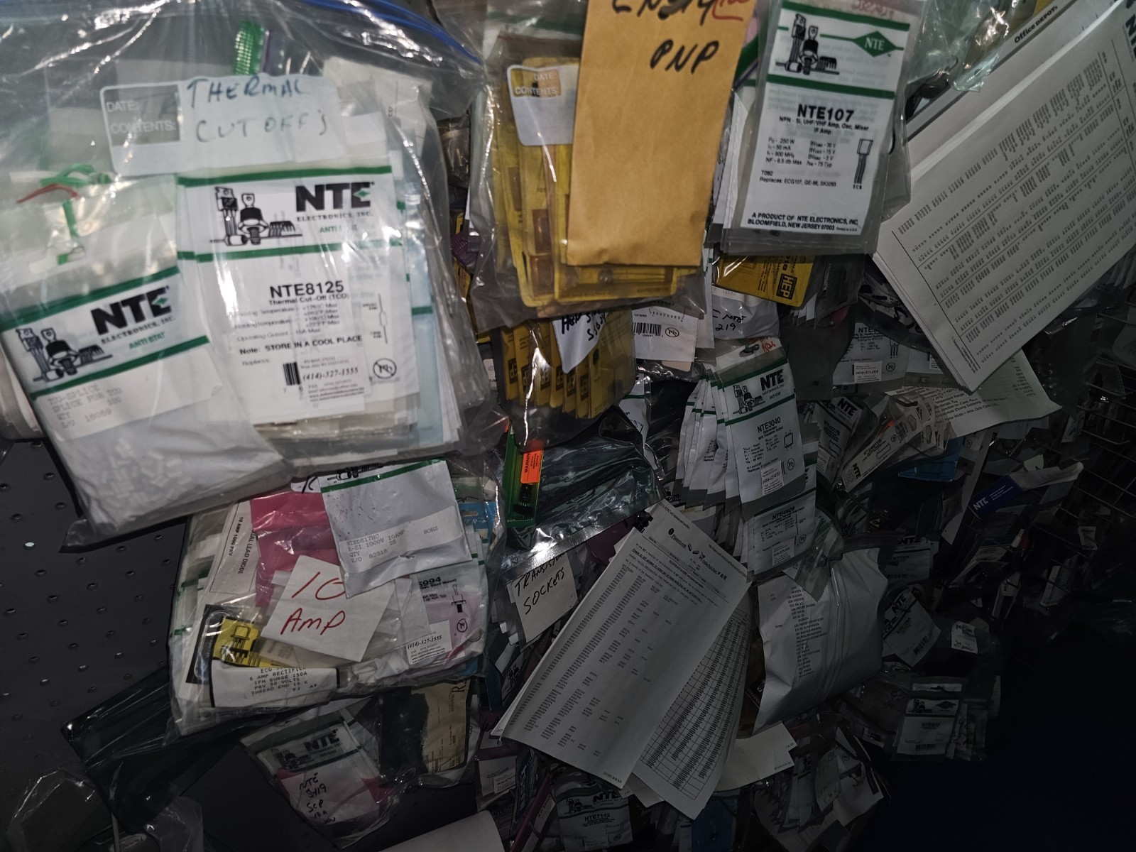 Electronic components Semiconductors Lot includes ECG/NTE/RCA and OEM#’s