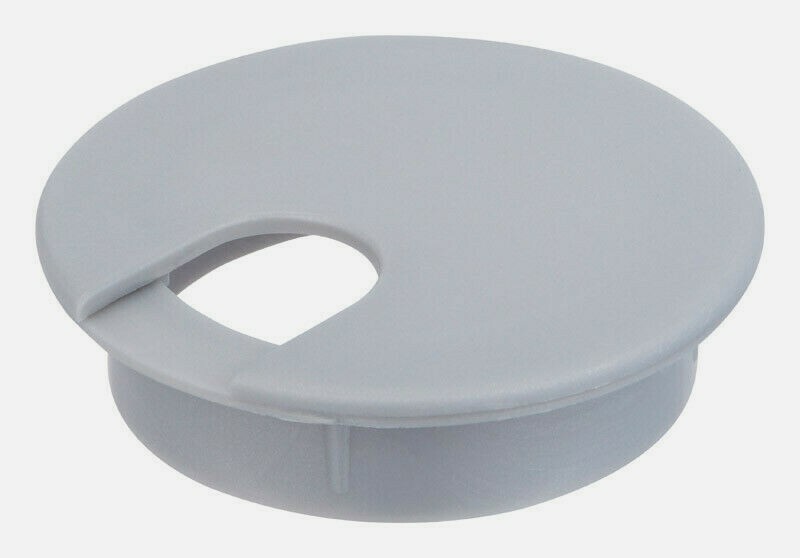 Jandorf DESK GROMMET Silver/Gray Fits 2-1/2″ Hole Cable Management Protect 61618