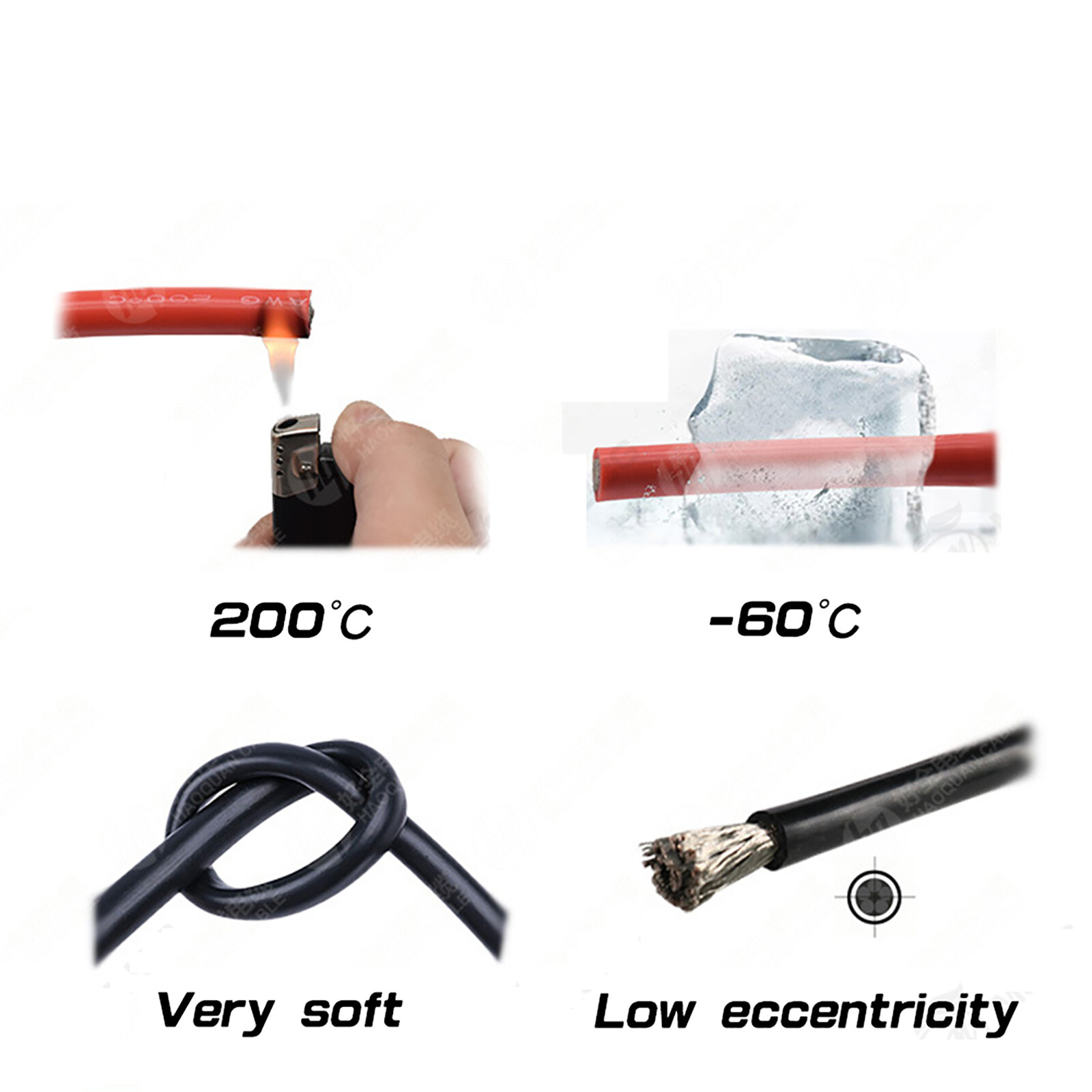 Flexible Silicone Cable Wire 2/4/6/7/8/10/12/14/16 – 30 AWG 0.08mm Tinned Copper