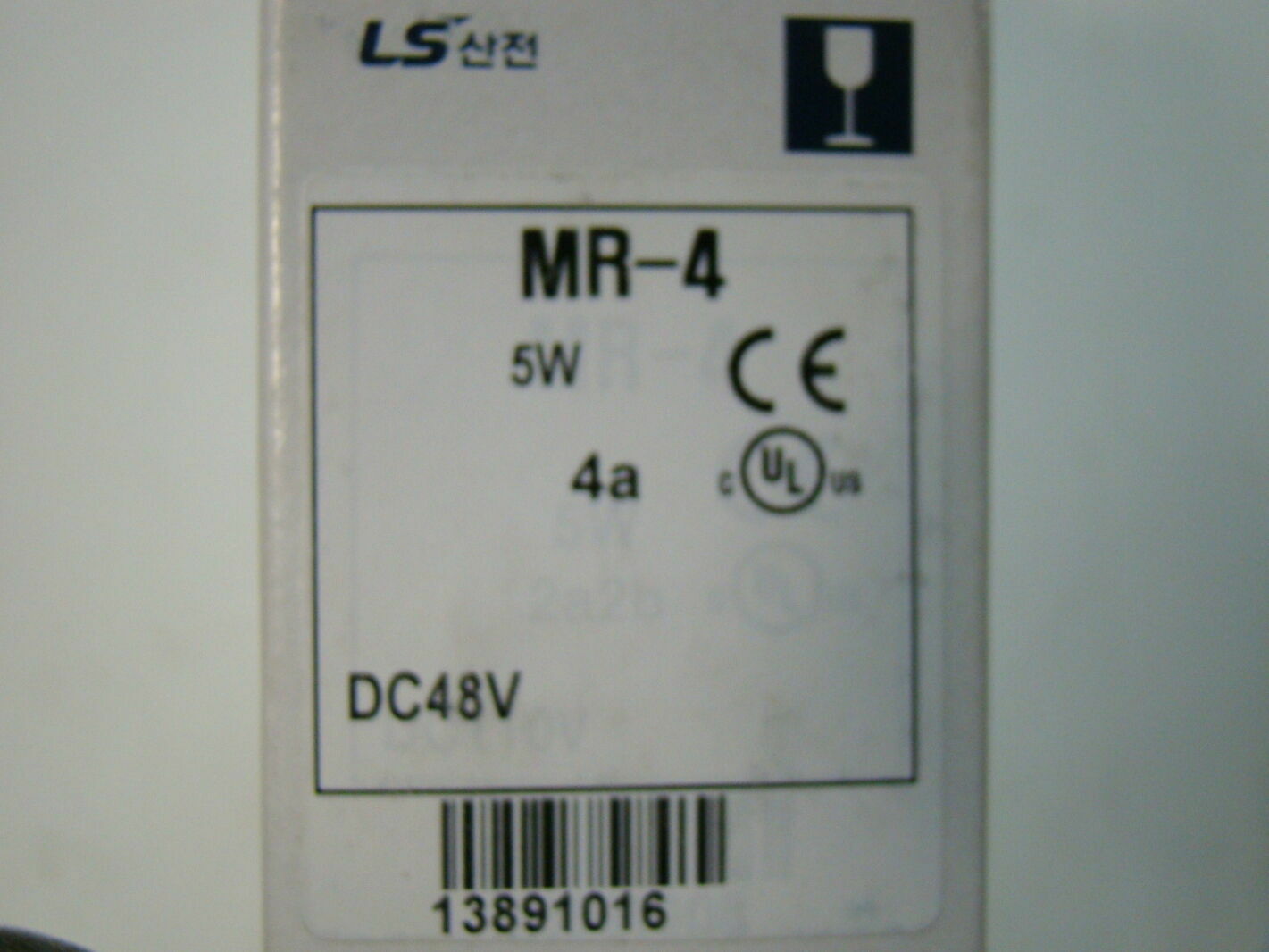 LS Industrial Systems 48vdc Contactor MR-4