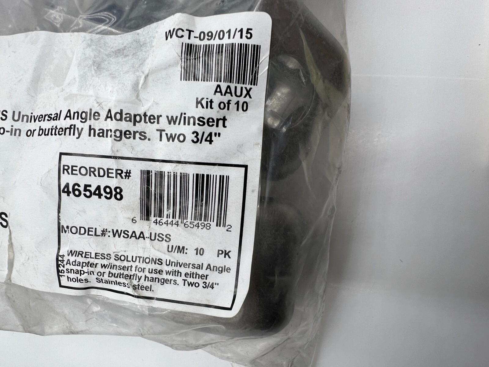 (Pack of 10) Wireless Solutions Universal Angle Adapters with Insert WSAA-USS