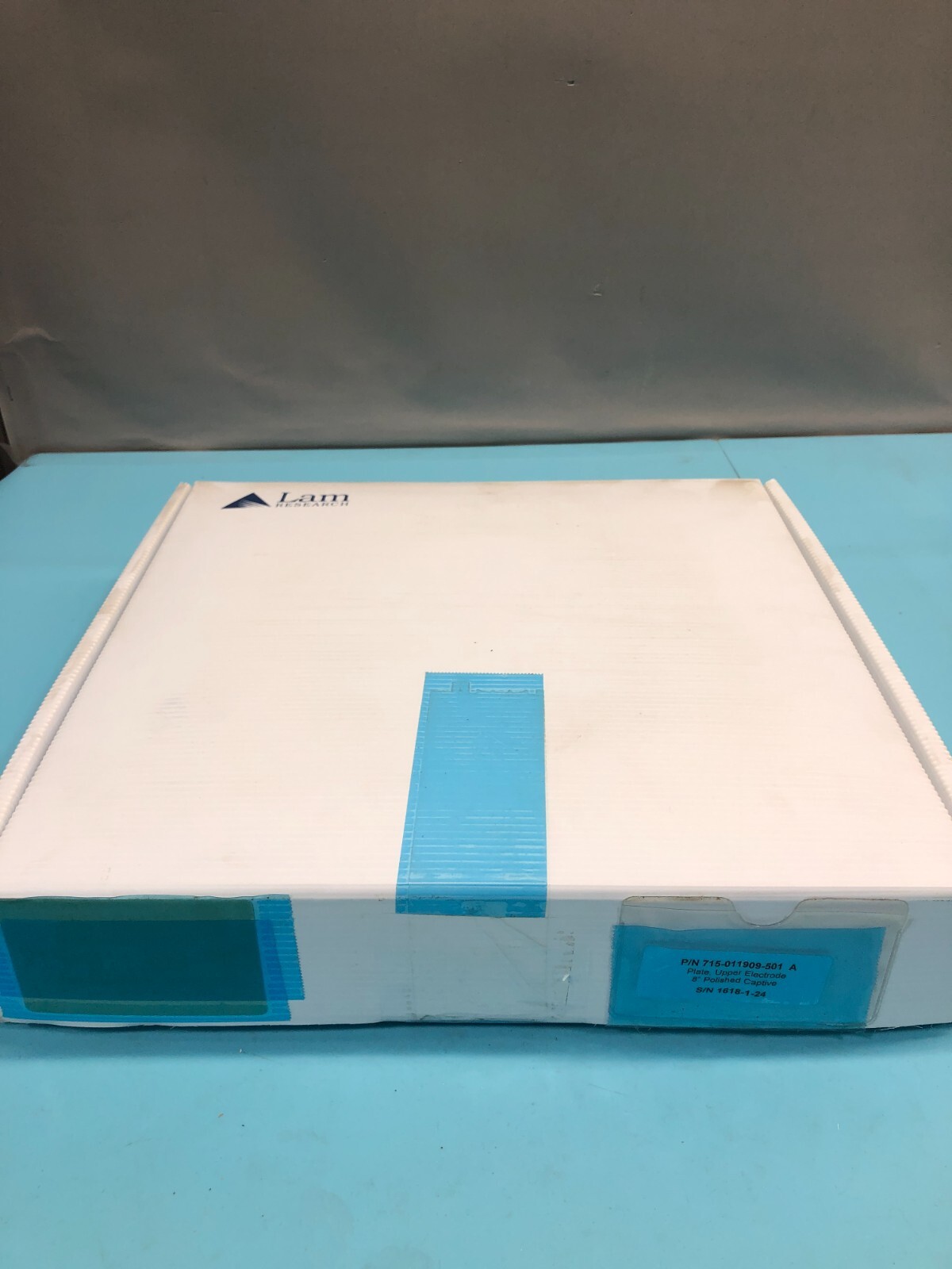 LAM 715-011909-501 PLATE, UPPER ELCTDRODE 8″ POLISHED CAPTIVE, 153040