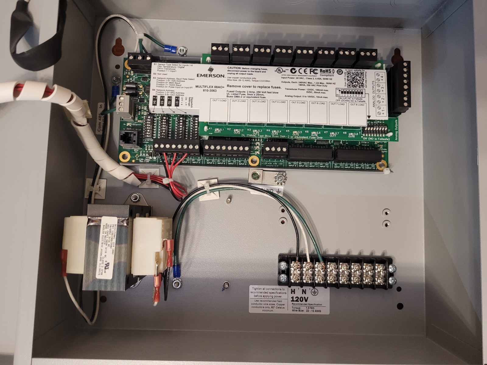 Emerson 851-4255 SP0941430 Lighting Control Panel Indoor Outdoor Sign
