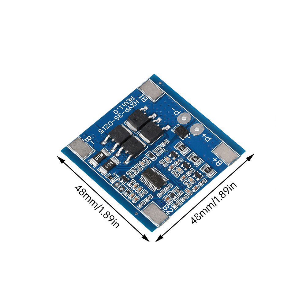 3S 12V 15/20/25/30A 18650 Lithium Battery Protection Board 11.1V 12.6V Balanced