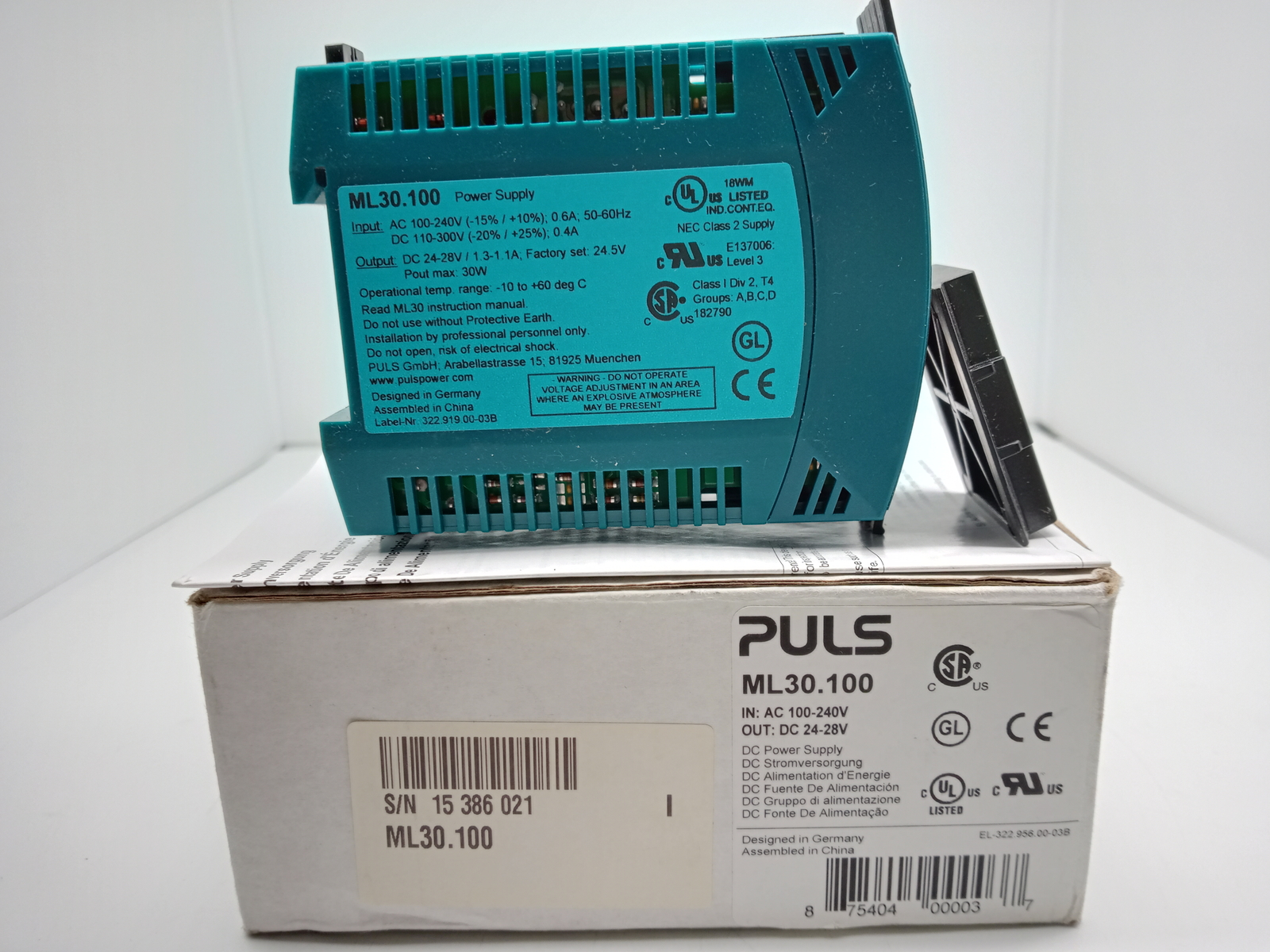 PULS Power Supply ML30.100
