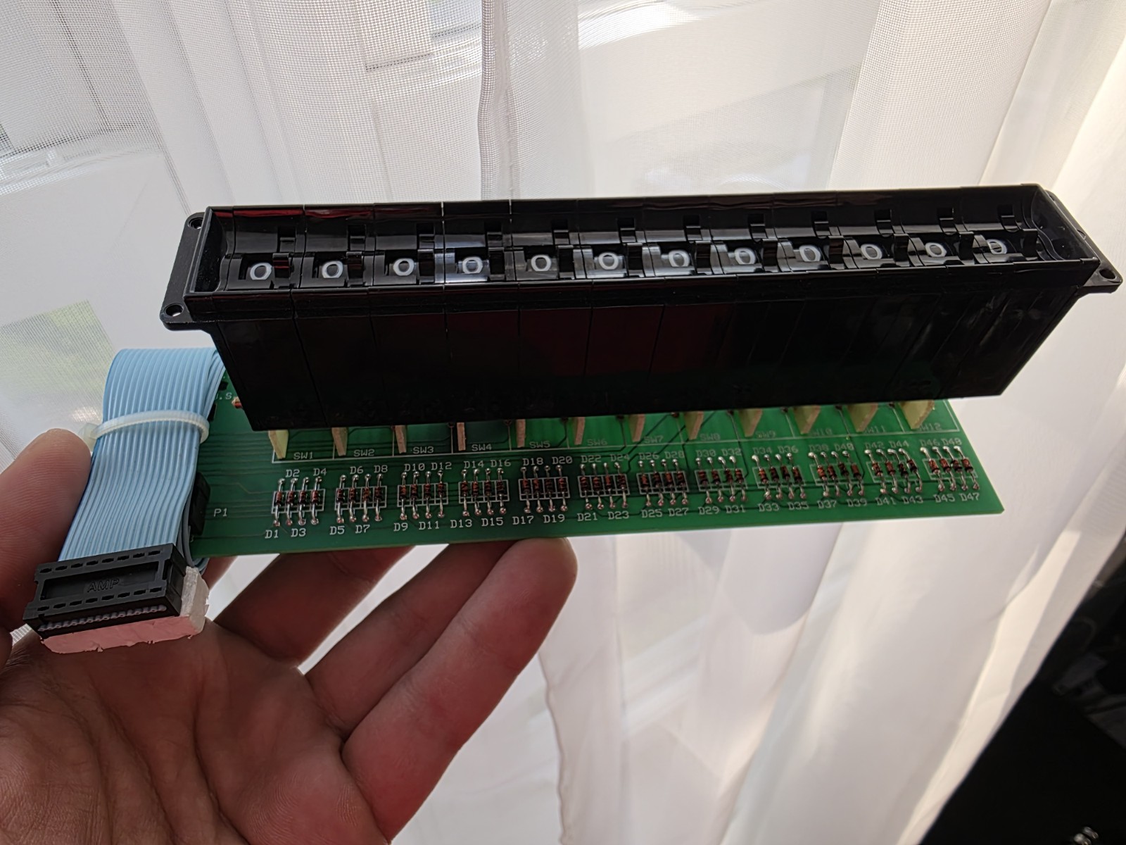 PCB 12 0-9 POSITION ROTARY SWITCHES – CHERRY SWITCH – 10 POSITION ROTARY SWITCH