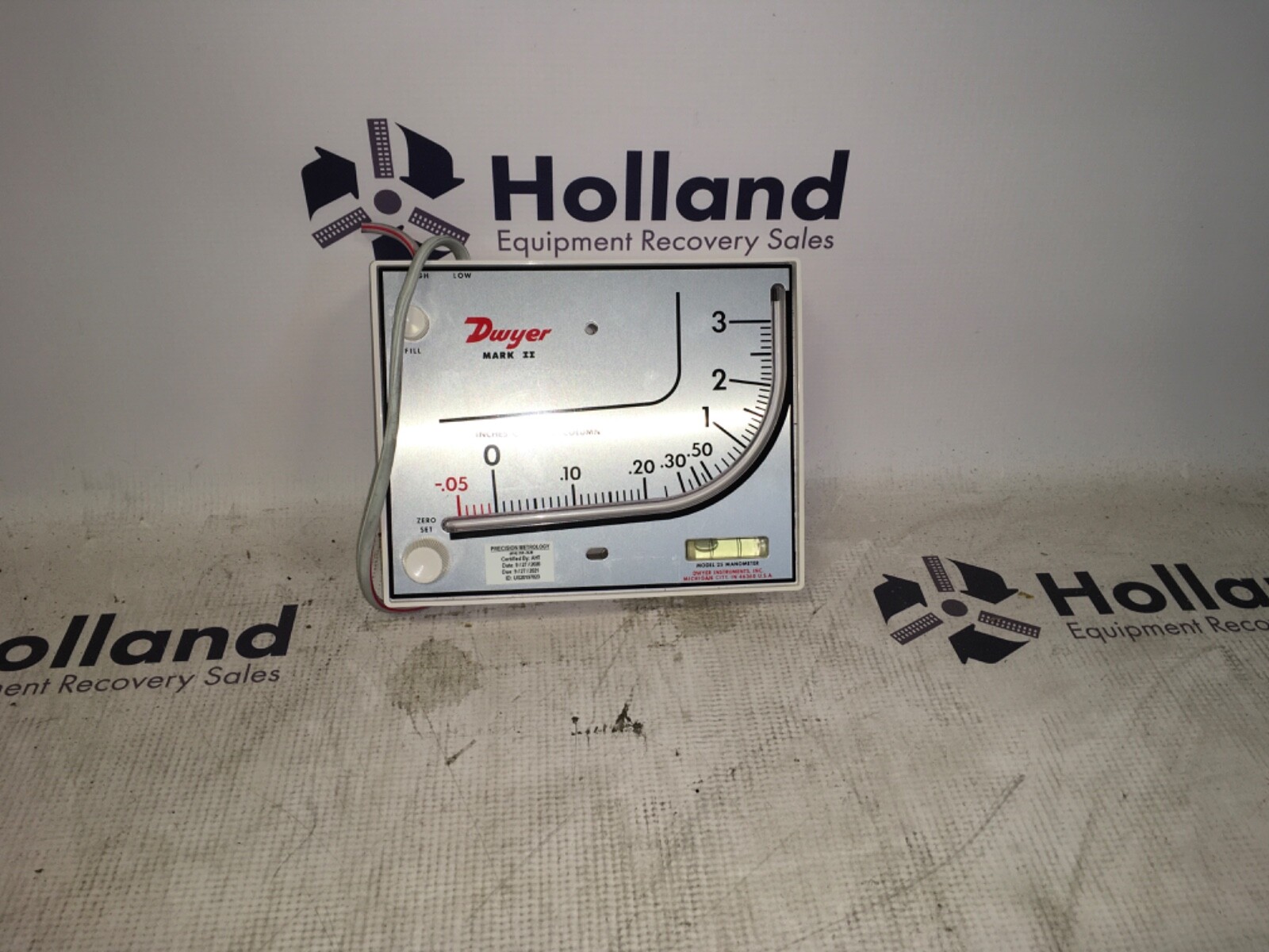 Dwyer Mark II Manometer, model 25, NOS, LG-2177