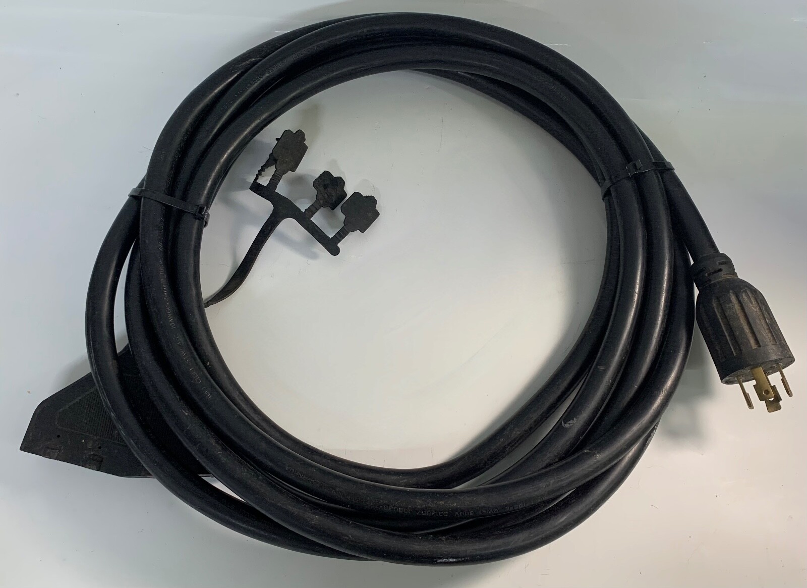 Ningbo Xuanhua E313867 100030-765 ~ 21′ Generator Power Cable 4 Plug 600V