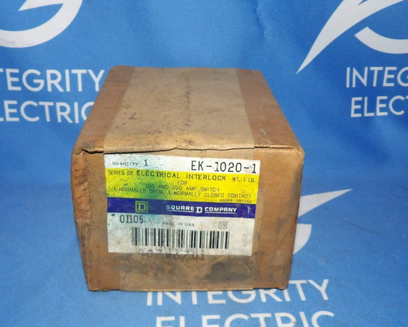 NIB Square D NIB EK-1020-1 Series D2 Electrical Interlock Assembly + 1 Year W…