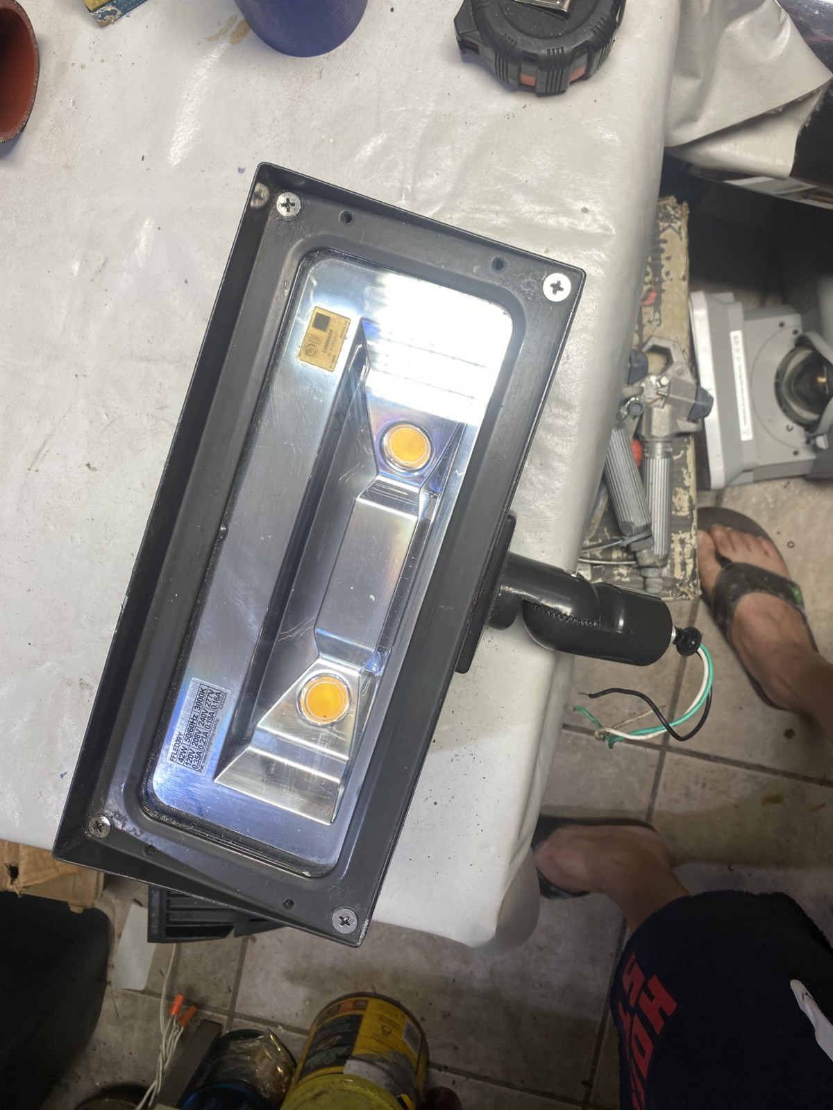 RAB LIGHTING FFLED39Y LED Floodlight 44W 120V (4 PARTS) #9