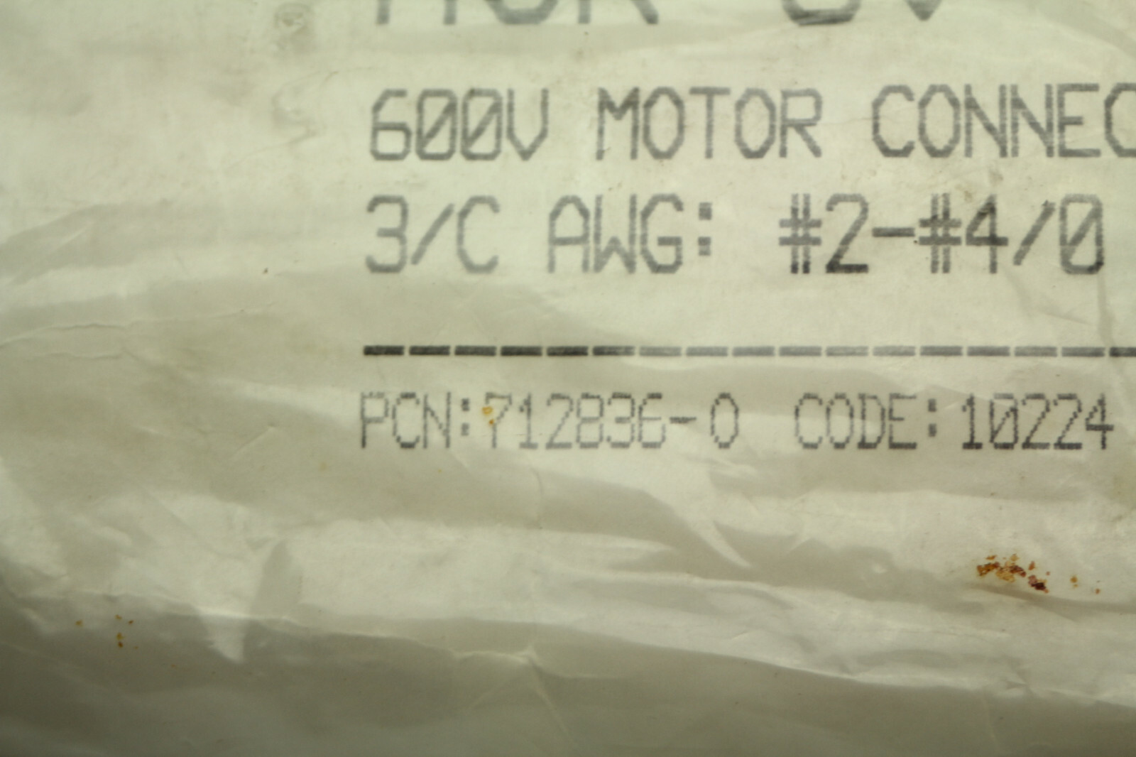 Raychem MCK-3V 600V Motor Connection Kit New