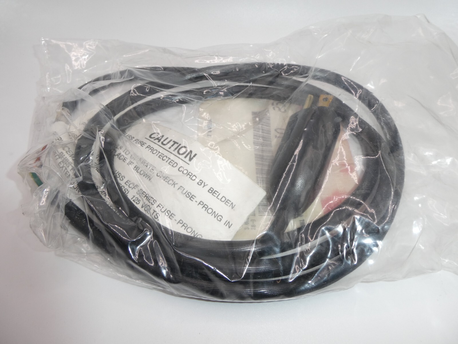 Belden Fused Line Cord 17792 18-3 SJT 2A 125V 6Ft 1.8M “Lot of 2”
