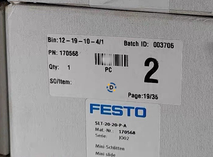New Festo SLT-20-20-P-A 170568 Small slider driver