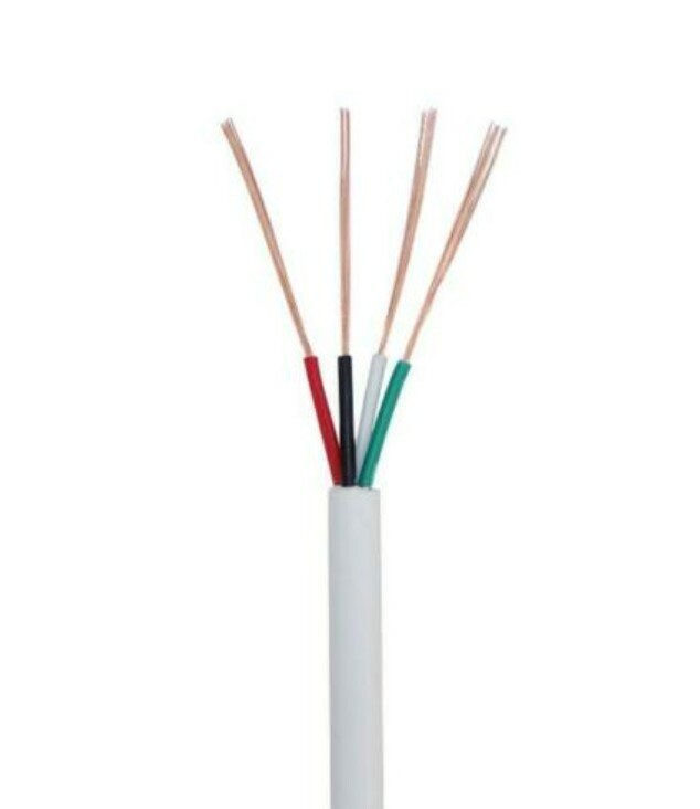 28 AWG 4 Core Wire DC Electrical Cable Cord for USB Fan LED (No Shielding)