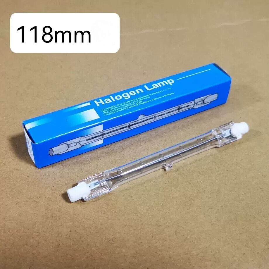 Halogen R7s Floodlight Linear Security Light Bulb 118mm J Type T3 500W-