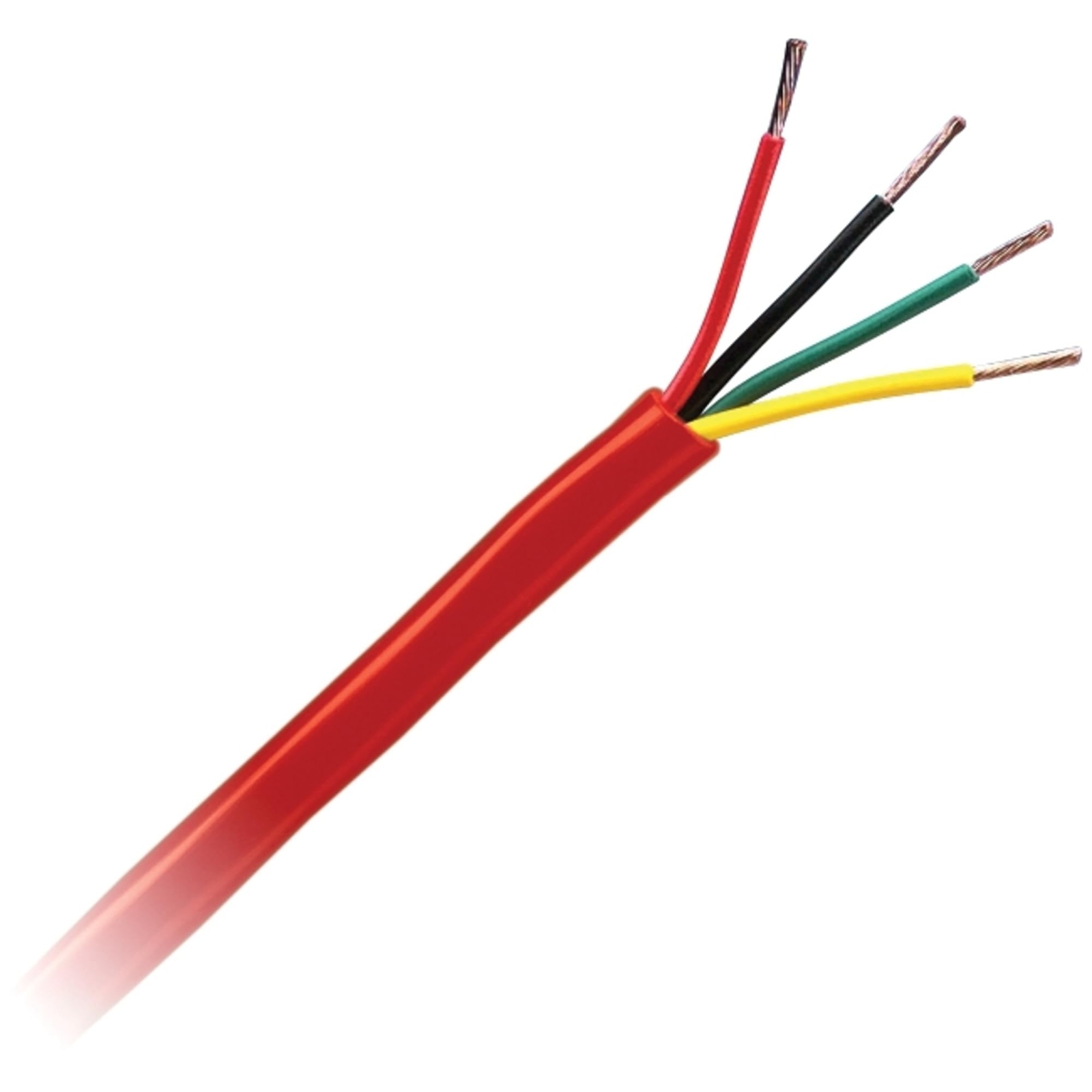 Honeywell Genesis 41145004 14/4 Solid Unshielded Cable, Red [500’/Roll]
