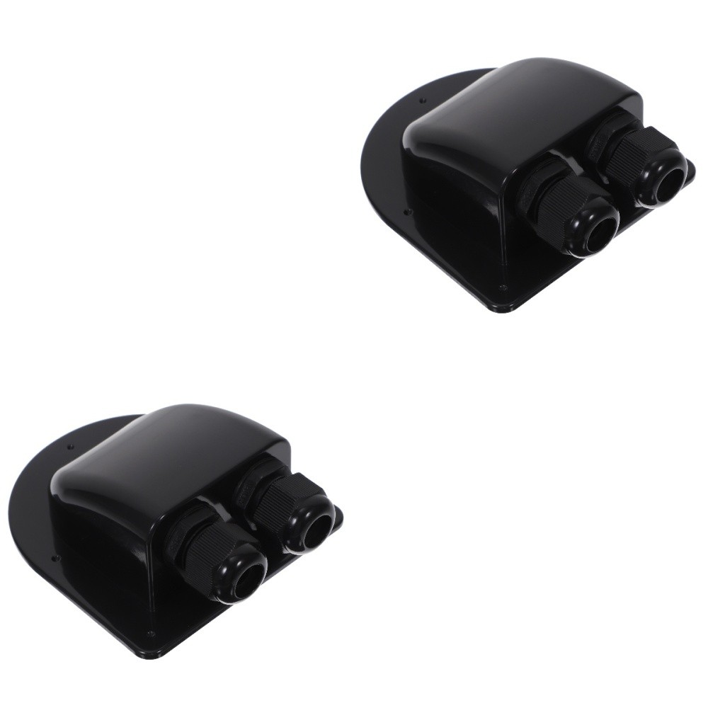 2pcs Cable Gland Waterproof Cable Pass Through 2-hole Rv Gland