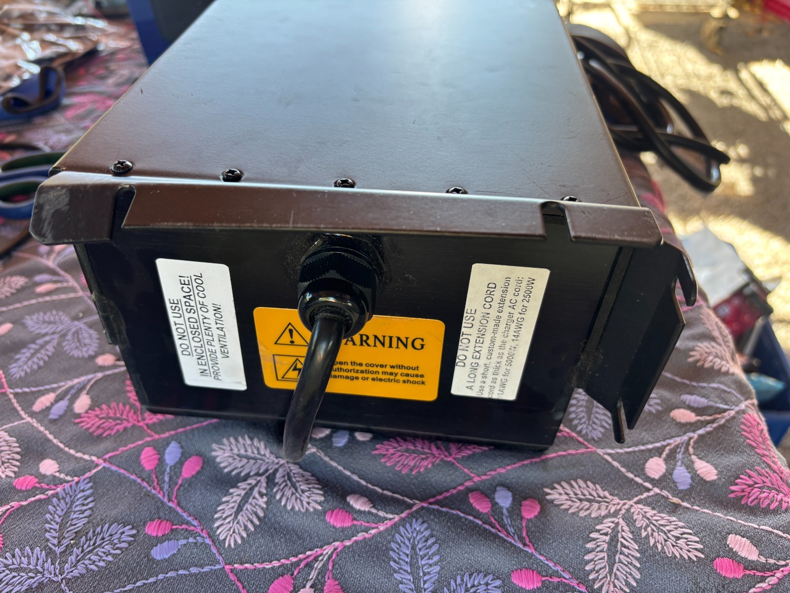 Elcon 312V 7A HF PFC Industrial Lead Acid Battery Charger TCCH-312-7