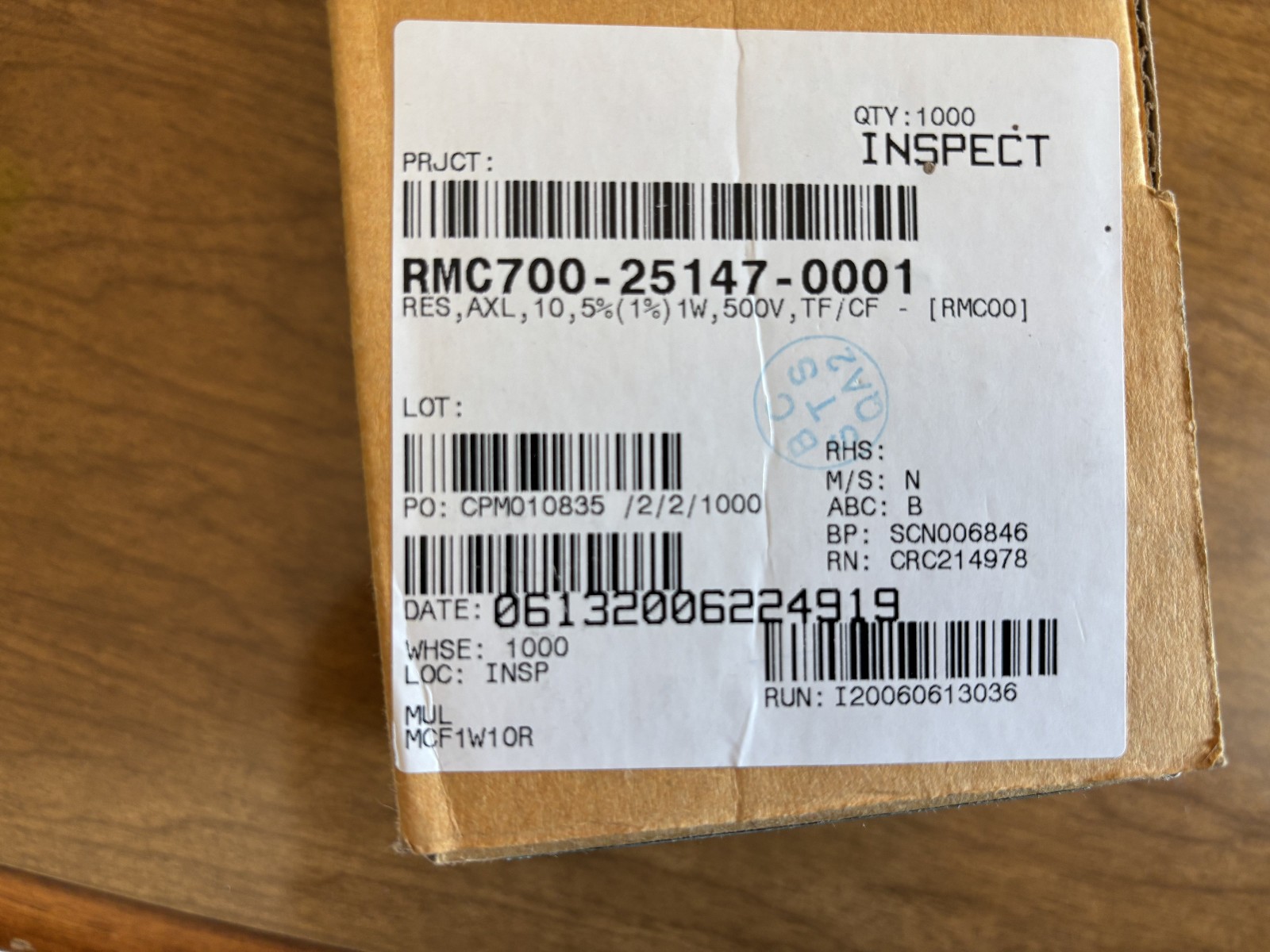 Lot of 25 10 Ohm 1 watt Resistors ± 5% New Old Stock