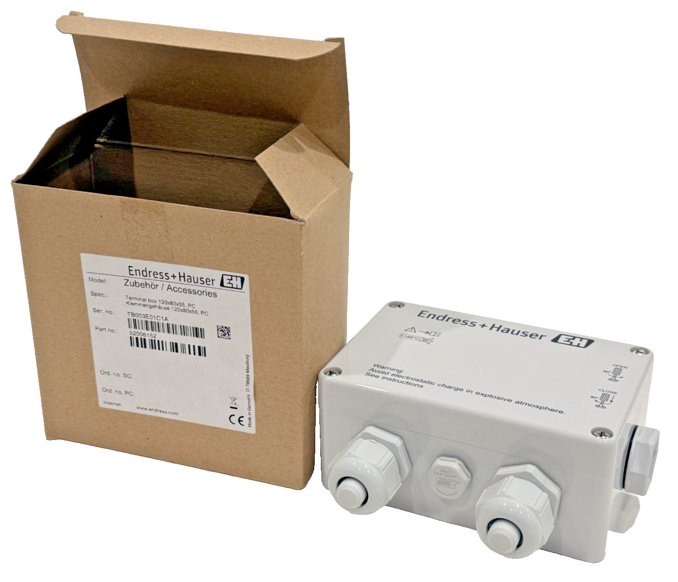 NEW ENDRESS + HAUSER 52006152 TERMINAL BOX