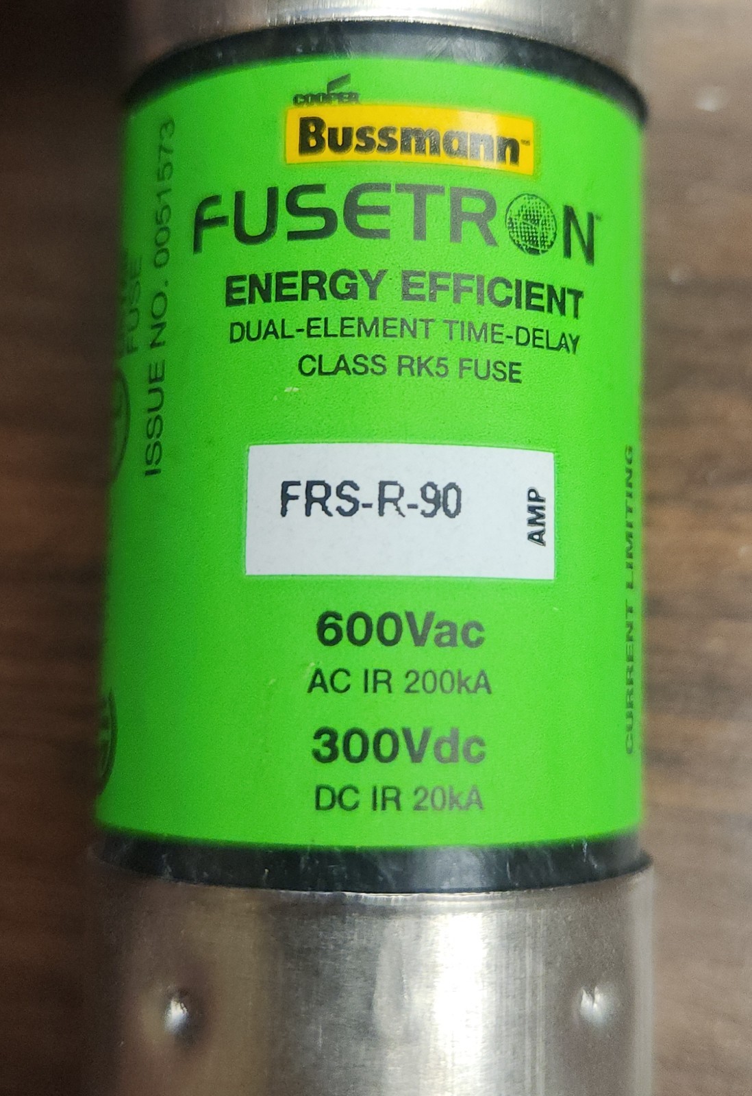 COOPER BUSSMANN FRS-R-90 DUAL ELEMENTS 600V