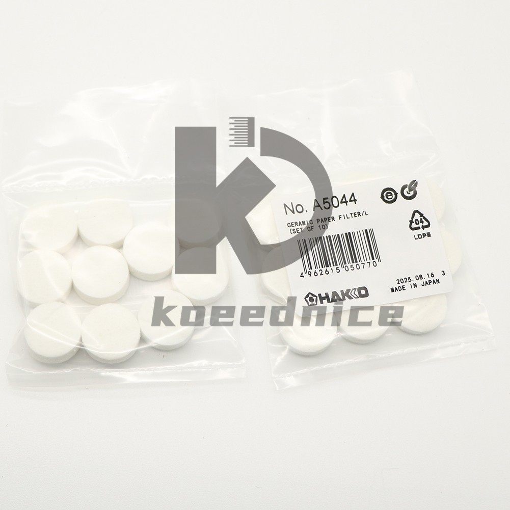 10pcs / package For HAKKO Ceramic Paper Filter A5044 Replacement to A1033