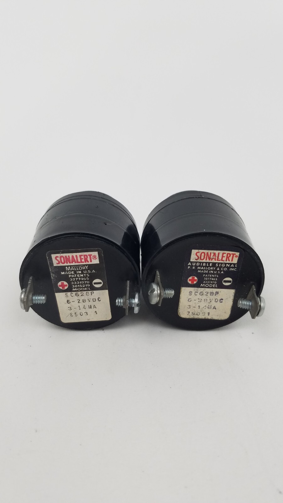 (Lot of 2) SC628P Mallory Sonalert Audible Signal Transducer *NEXT DAY OPTION*