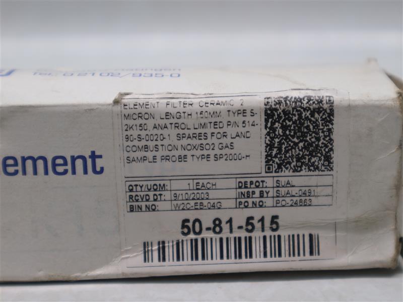 M&C S-2K150 S2K150 Ceramic Filter Element 30 Days Warranty Expedited Shipping