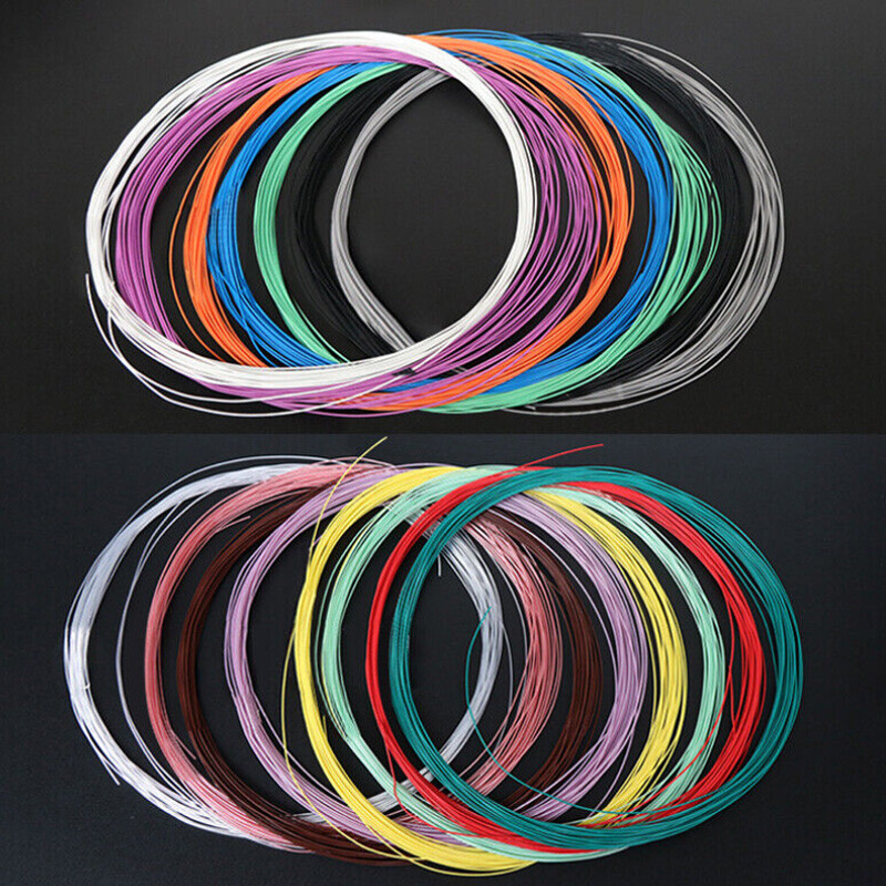 30AWG PTFE Silver Plated Copper Cable Wire Flexible Stranded Wire 300V For Audio