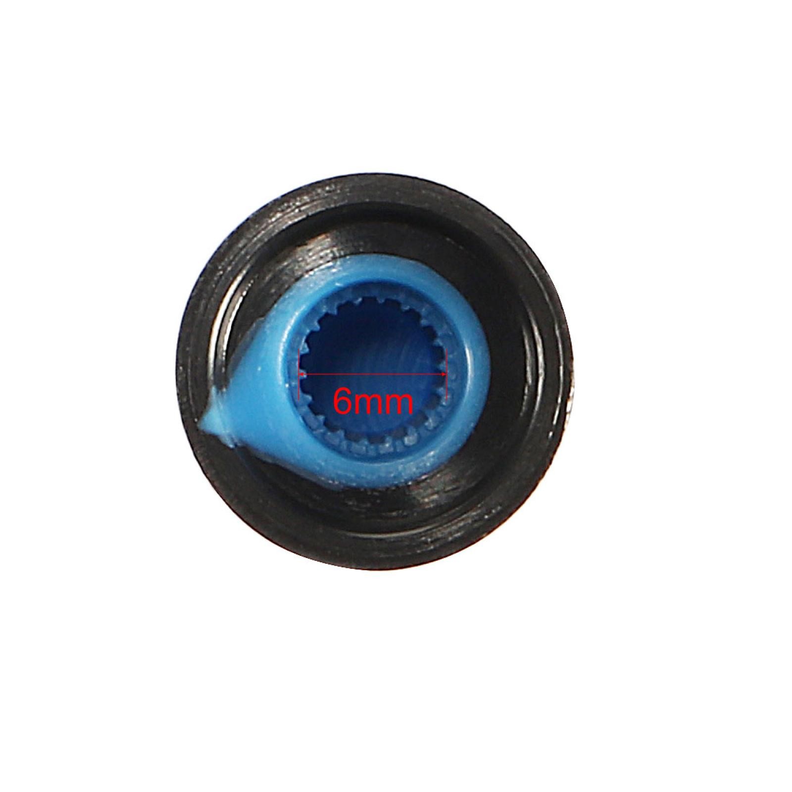 40 Pieces Yellow Red Blue White Potentiometer Rotary Control Knobs Caps 6mm Hole