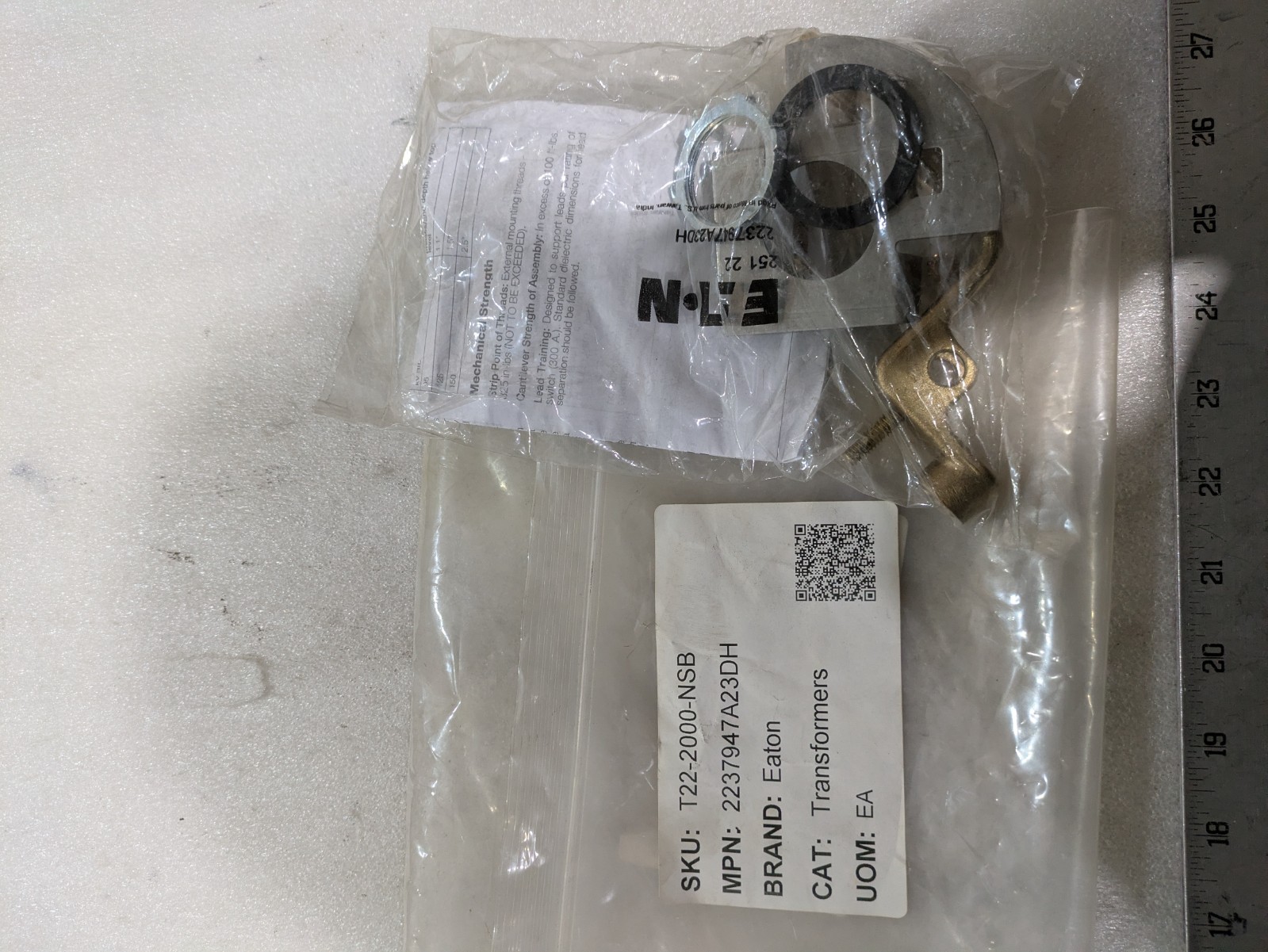 Eaton 2237947A23DH Cooper Power Lever Handle Hardware Kit 300A Transformer OEM