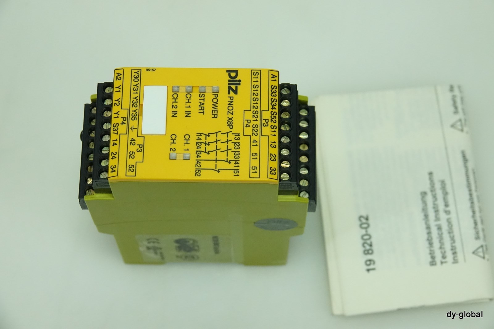 PILZ NIB X8P 230VAC 3n/o 2n/c 2so Switching unit 102093668 ELEC-I-474=7C33