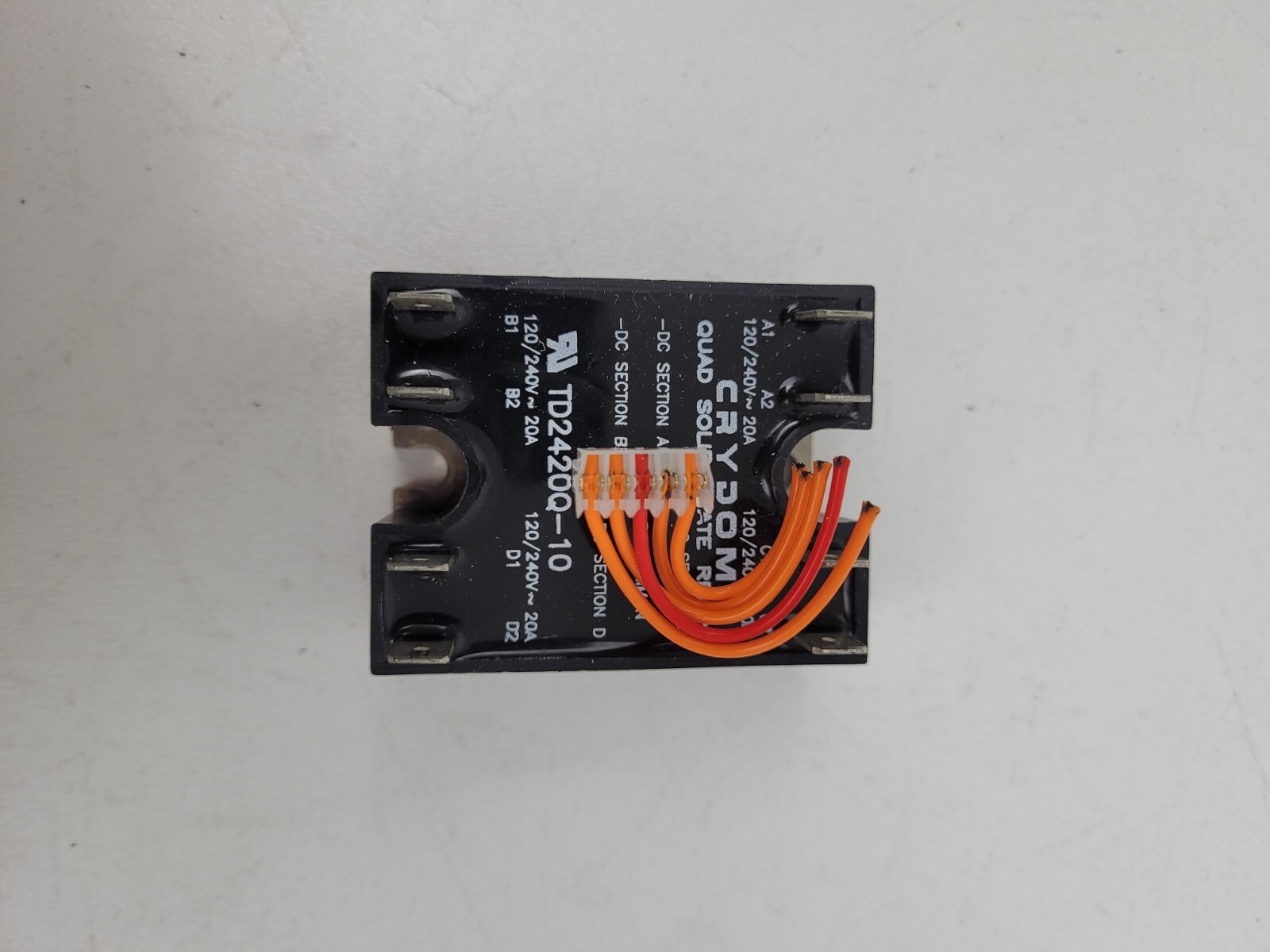 TD2420Q-10 Crydom 20A 240V Quad Solid State Relay – Next Day Option