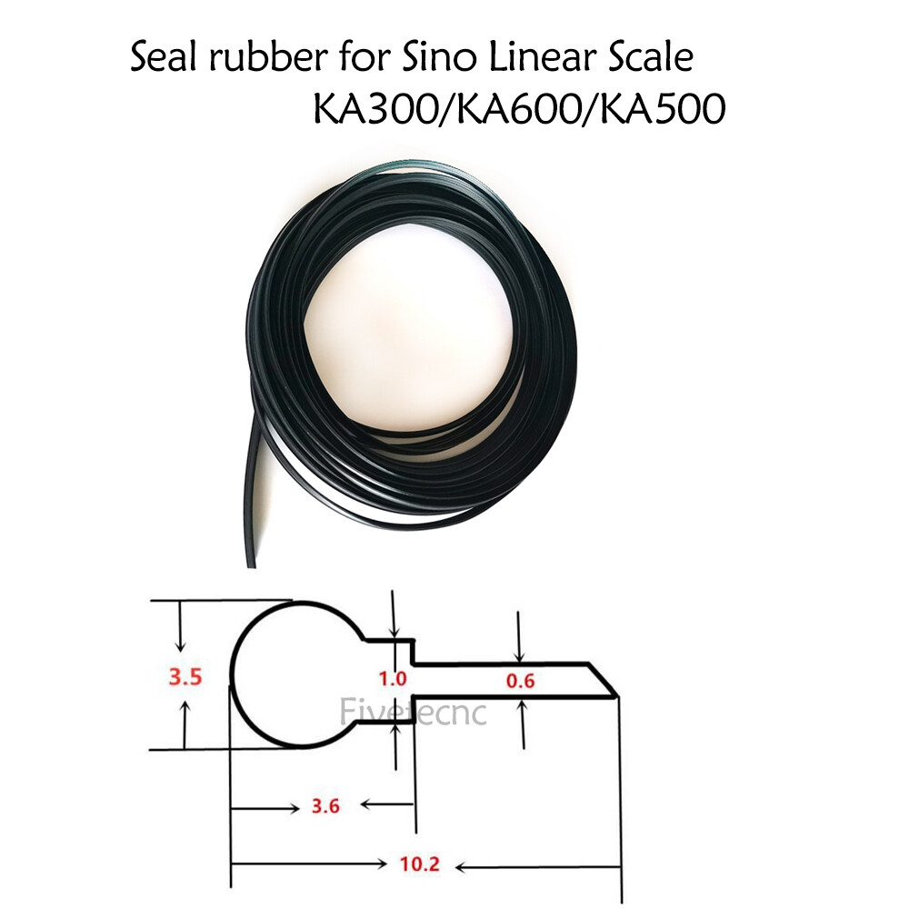 5 meter SINO linear scale rubber grating ruler rubber sealed dustproof rubber
