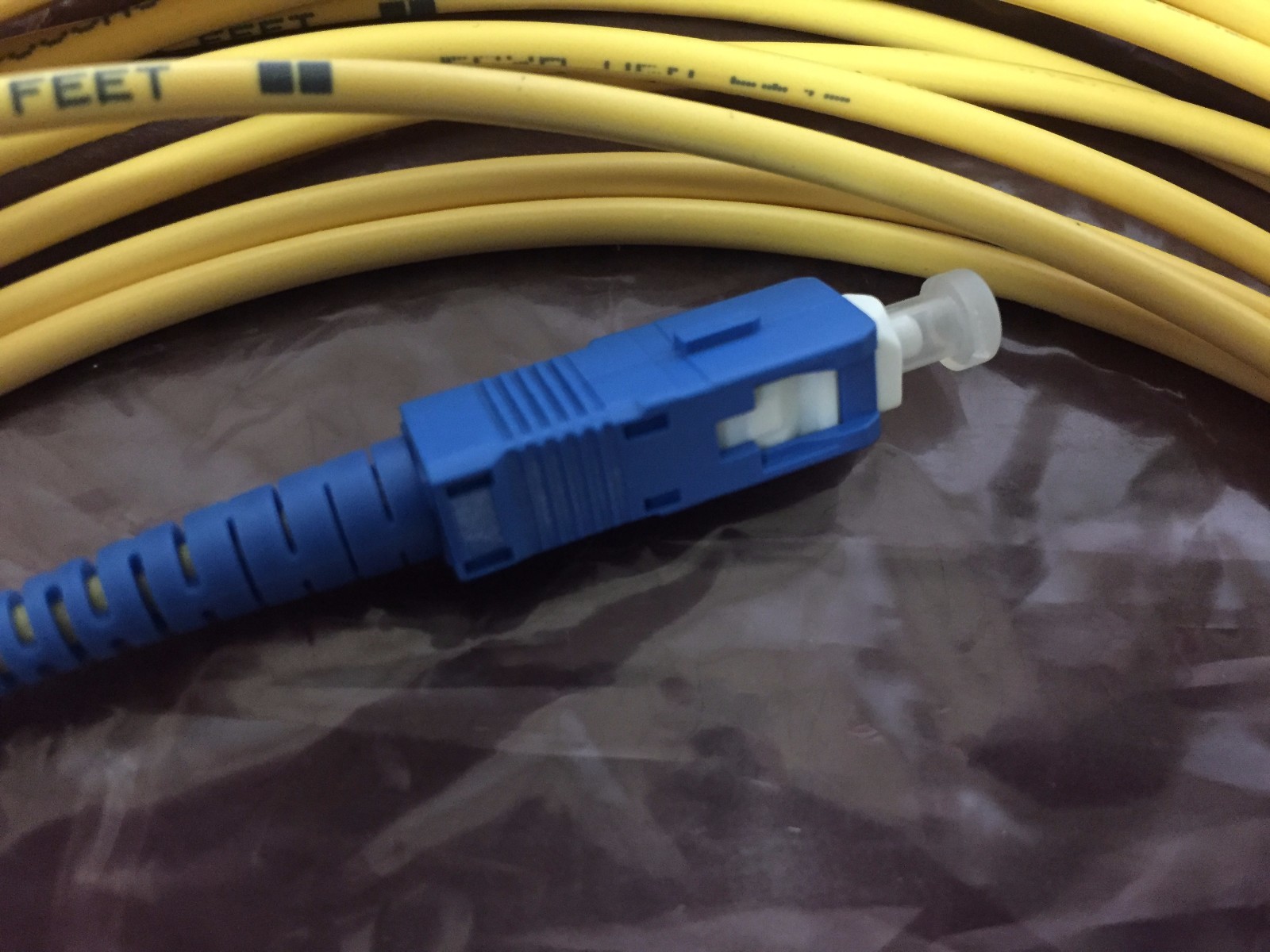 LUCENT OPTICAL CABLE TYPE OFNR 1-9000A3 00012612 49.5FT