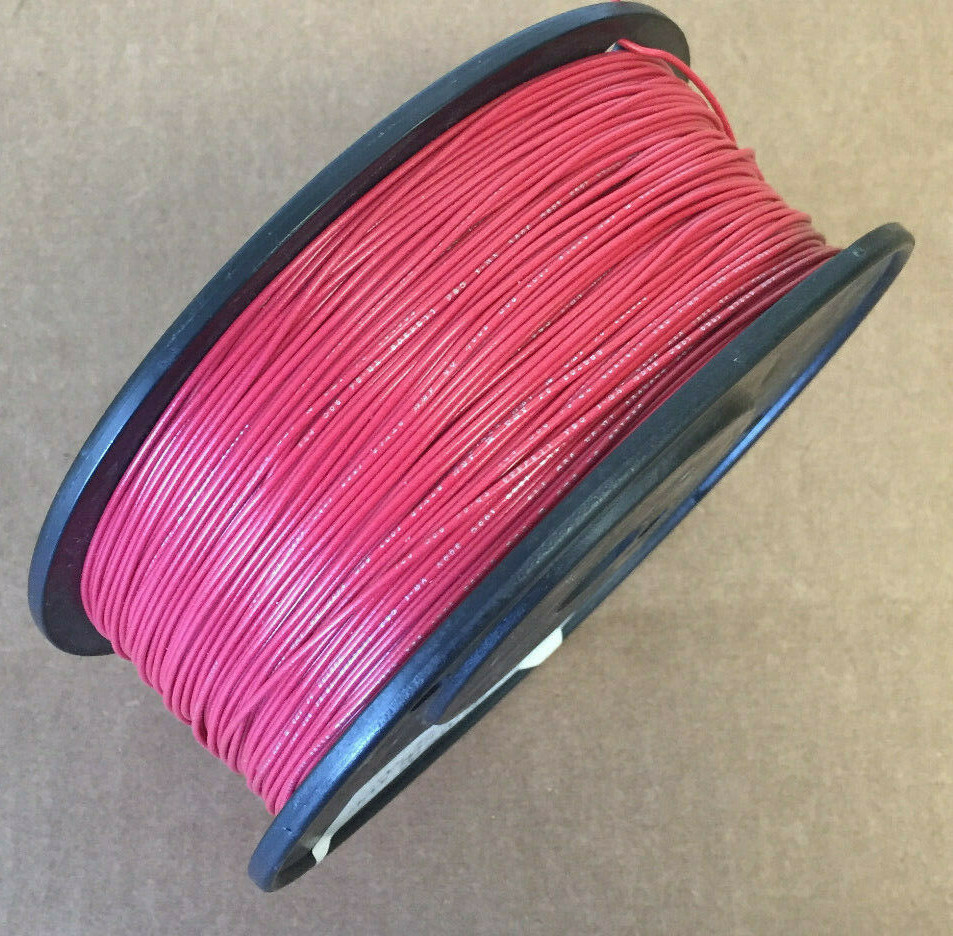 ALLIED WIRE AND CABLE 07-24-7T-2 1000′ HOOK UP WIRE 24 AWG RED