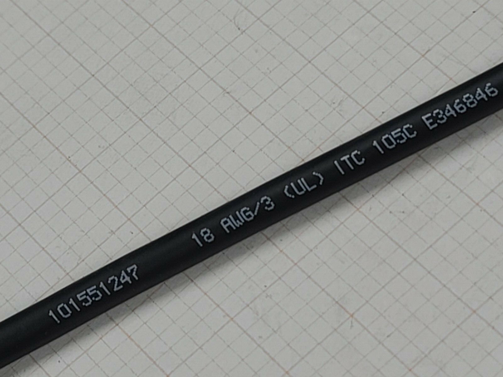 EIS Wire & Cable 18/3C Instrumentation/Control Tray Cable PLTC ITC Black /50ft