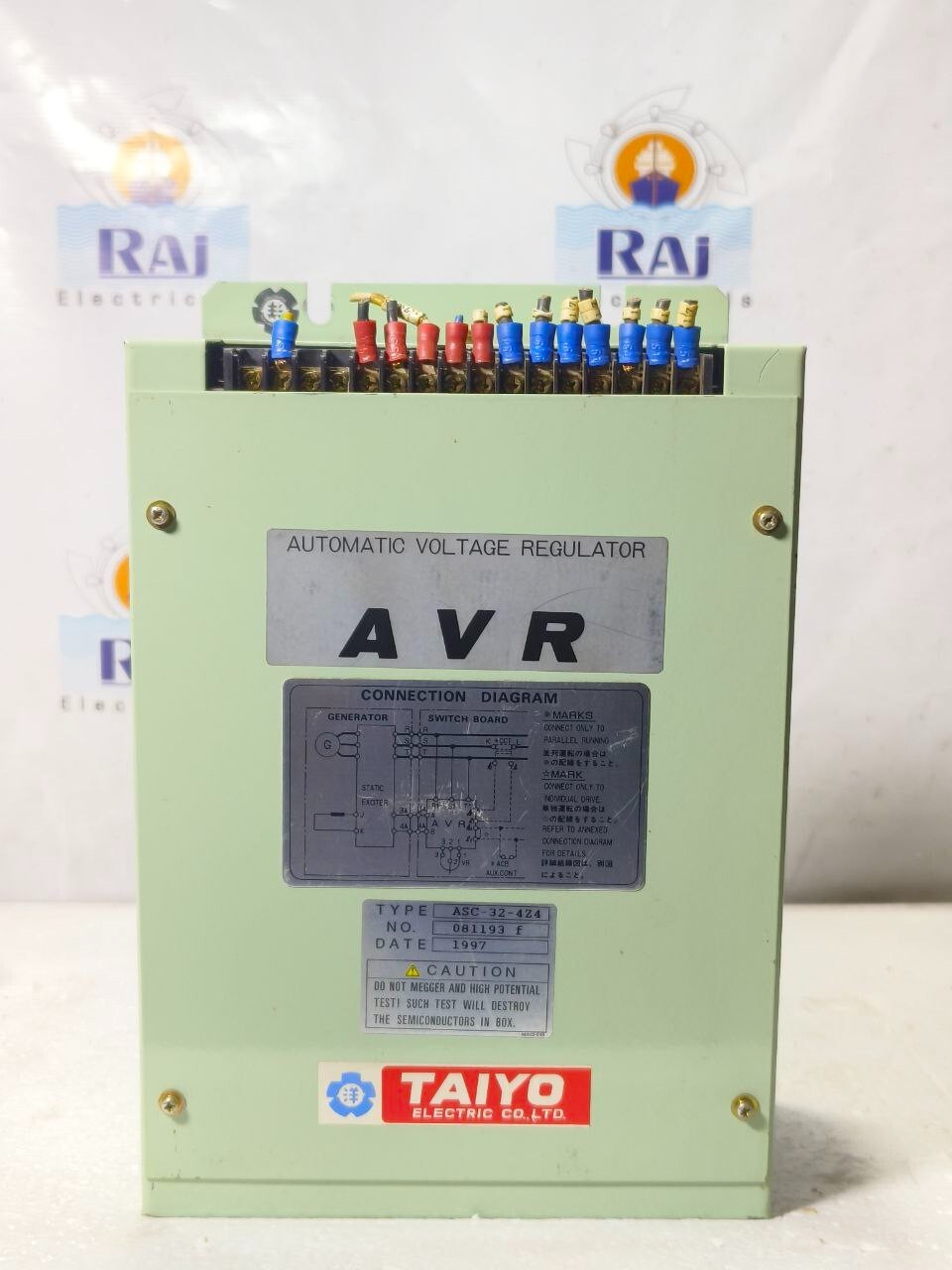 TAIYO ELECTRIC ASC-32-4Z4 081193F AUTOMATIC VOLTAGE REGULATOR ASC324Z4 FREE SHIP