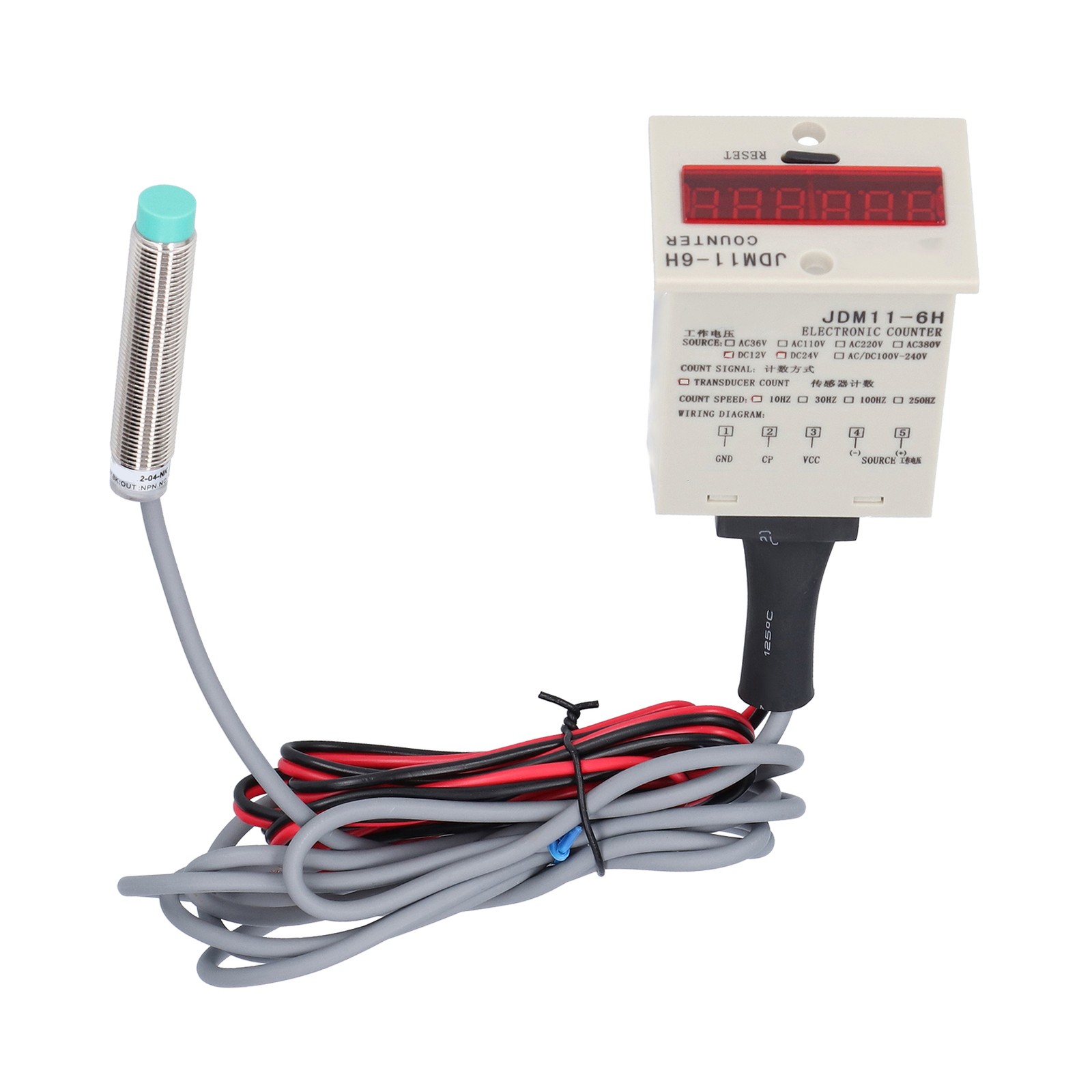 BERM Digital Electronic Counter For Metal Objects Contact Induction Panel New