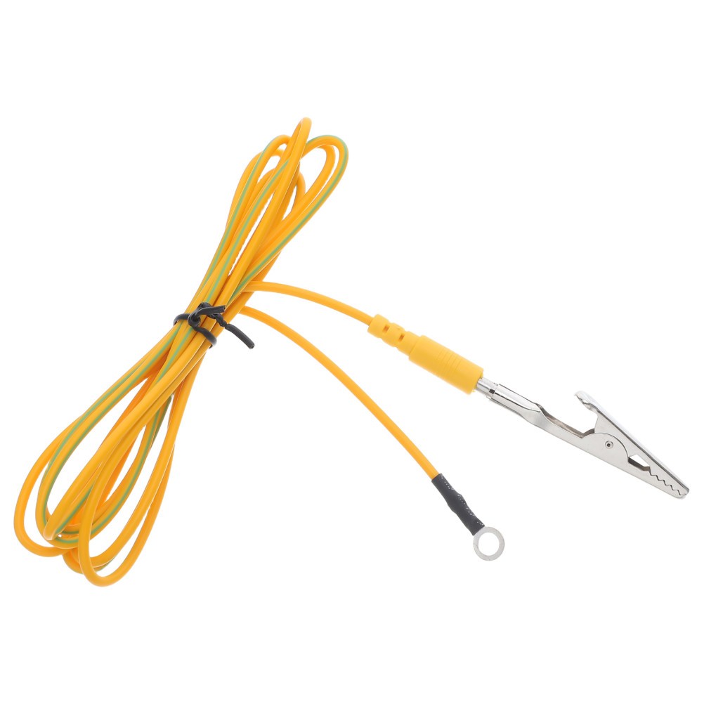 5Pcs Lightweight Anti Static Ground Cable Cord with Metal Clamps for Home Safety