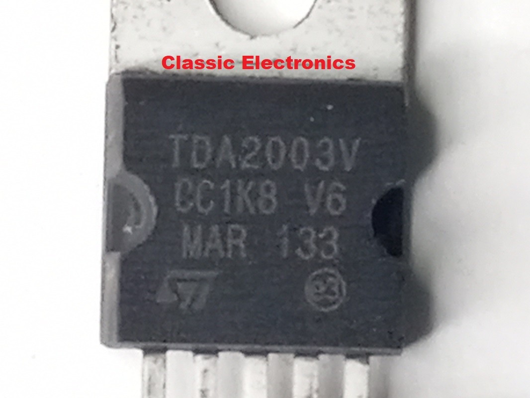 ST Micro TDA2003V Linear Audio Power Amp IC USA Seller