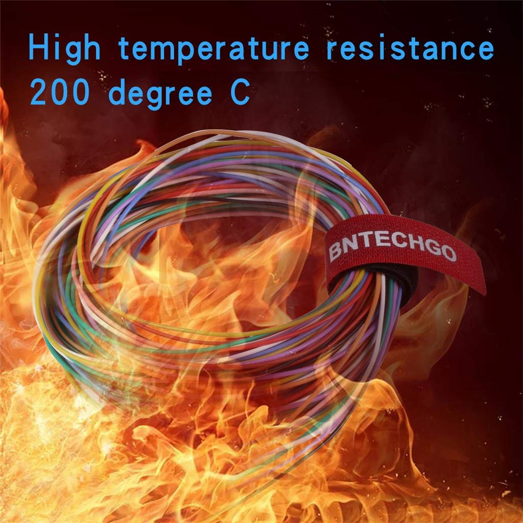 BNTECHGO 28 Gauge Silicone Wire Kit 10 Color Each 10 Ft Flexible 28 AWG Stranded