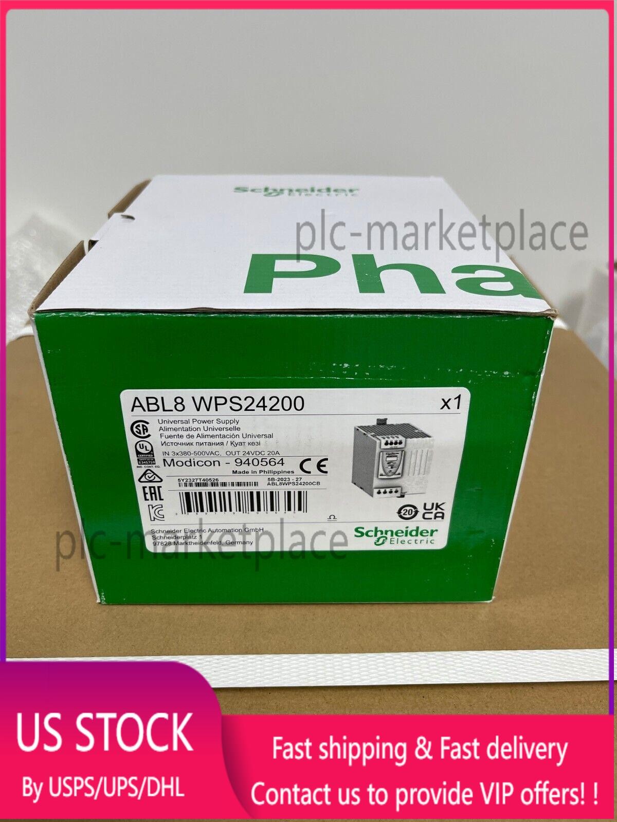 New original ABL8WPS24200 industrial rail power switch power supply, free shippi