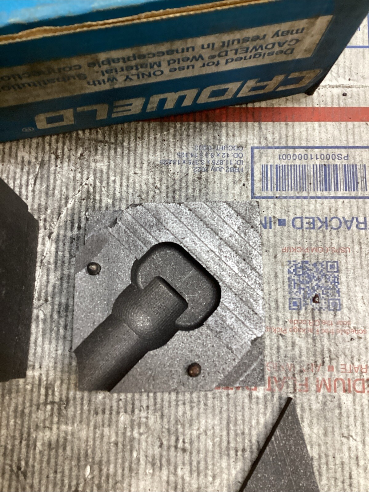 ERICO CADWELD IPC LJCEG3Q 1/4×1 1/2 LUG 500 CONC RUN & TAP #200 CART ED4U 3295