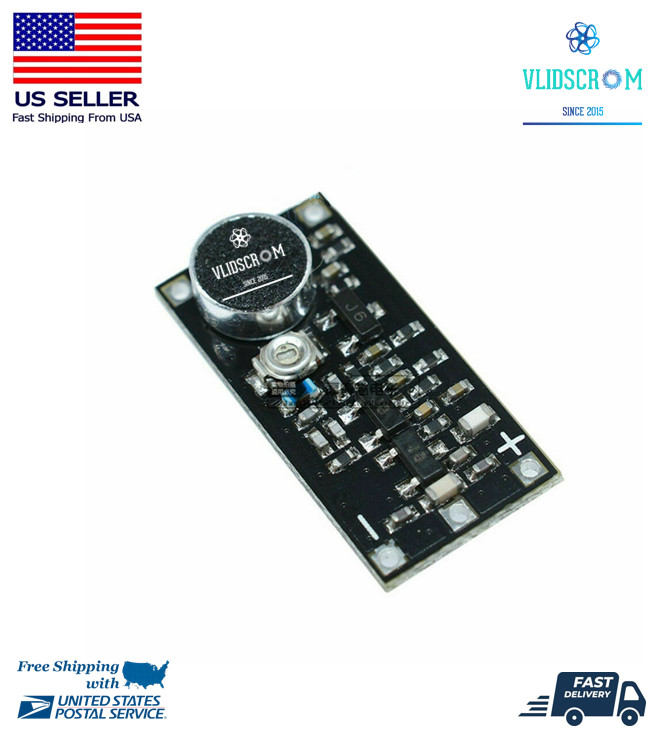 Mini FM Transmitter Wireless Mic Surveillan Board Arduino Module Adj 88-108MHz