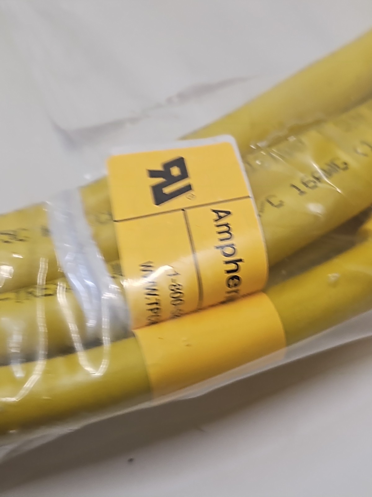 Amphenol TPC CL12A011 012 Quick-Connex Mini Cordset Super-Trex 16 AWG 2-Pole 12′